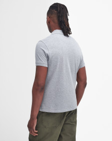 Sports Short-Sleeved Polo Shirt Grey Marl