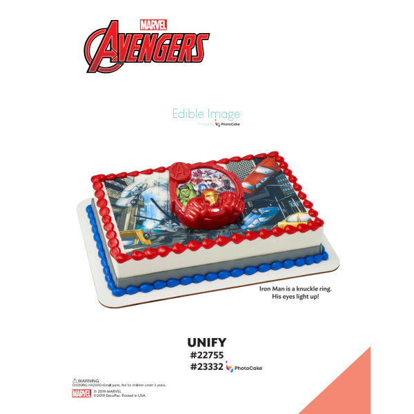 MARVEL Avengers Unify The Magic of Cakes® Icing Only Page