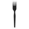 Dixie, Ultra Smartstock Series-O Medium-weight Polystyrene Plastic Fork Refill, Black
