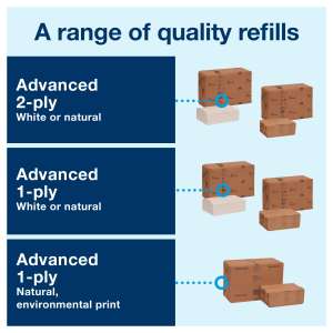 Tork, N4 Xpressnap Countertop,  Napkin Dispenser, Black