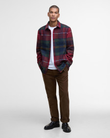 Overshirt Chapter a quadri Winterberry Tartan