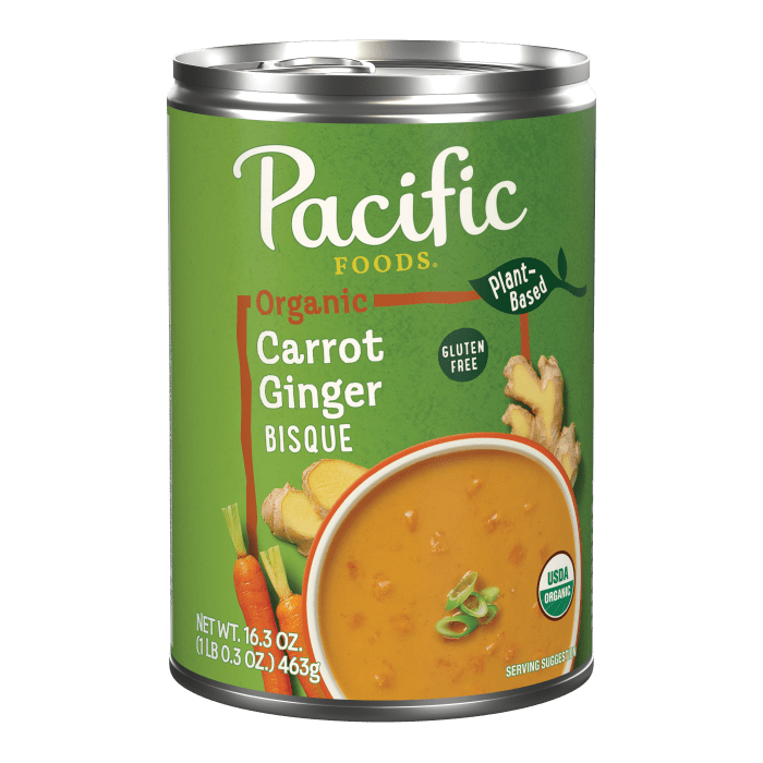 Organic Carrot Ginger Bisque