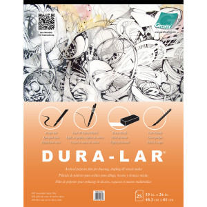 Matte Dura-Lar Pad, 19" x 24", 25 Sheets
