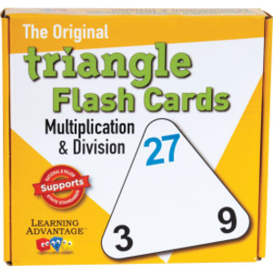 The Original Triangle Flash Cards - Multiplication & Division - Set of 20