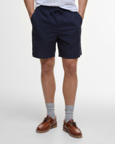 Shorts in cotone e lino con vestibilità comoda 