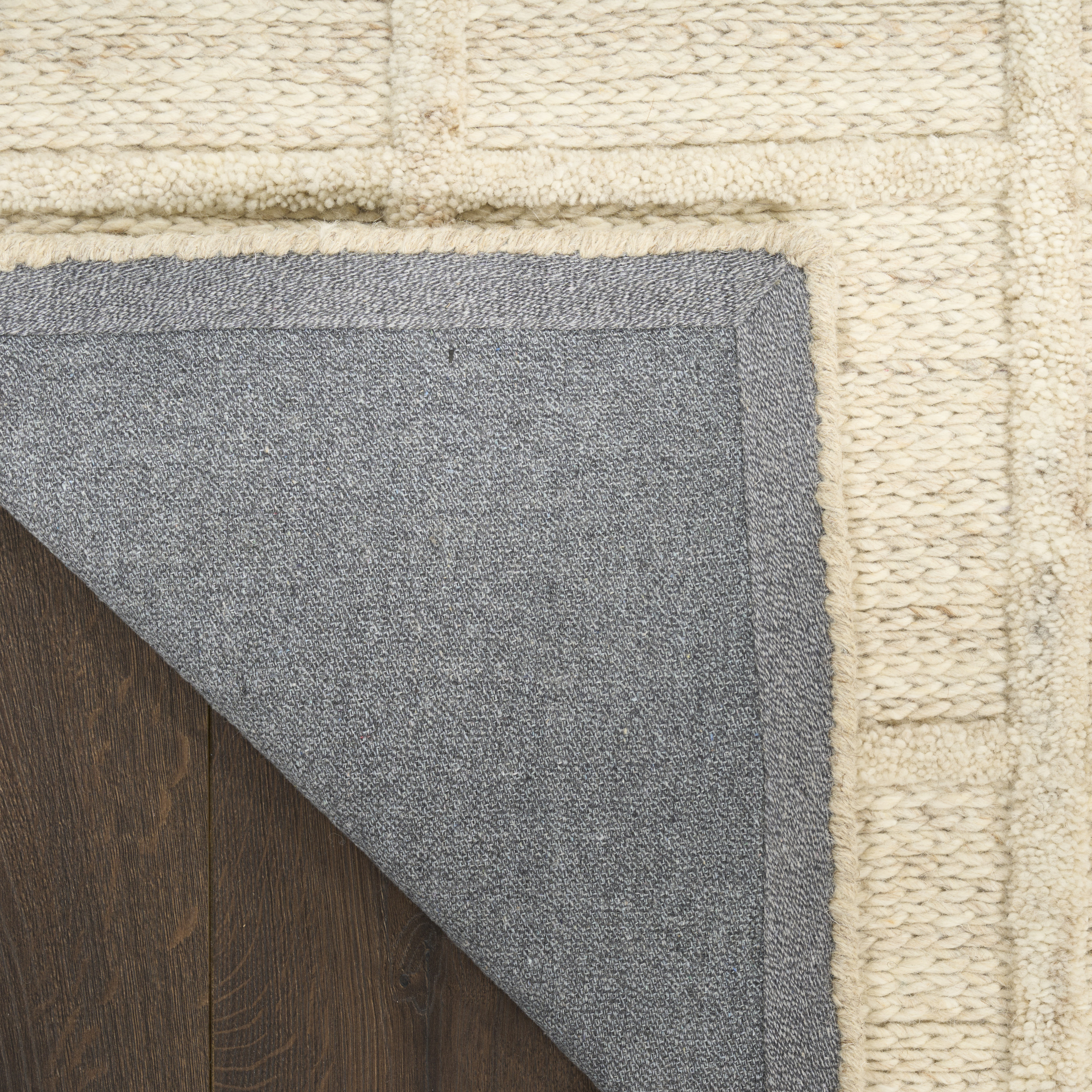 DKNY Pure Framework 8'6" x 11'6" Sand Modern Indoor Rug