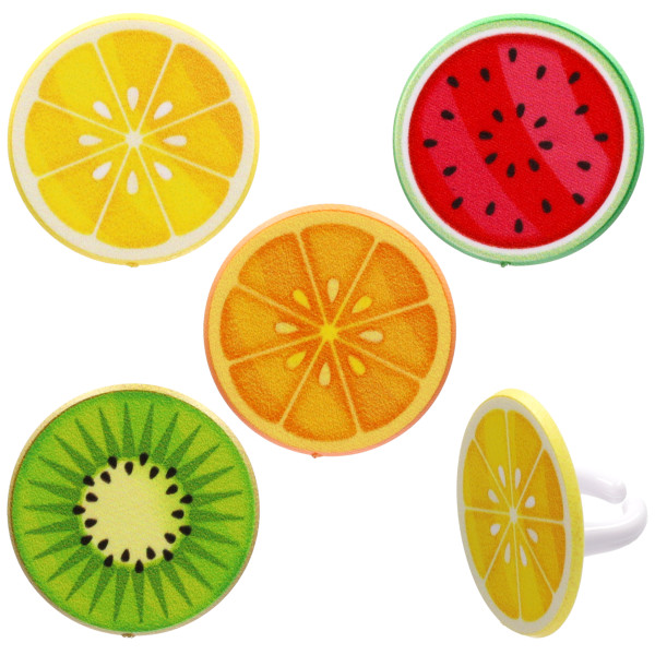 Favorite Fruits Cupcake Rings