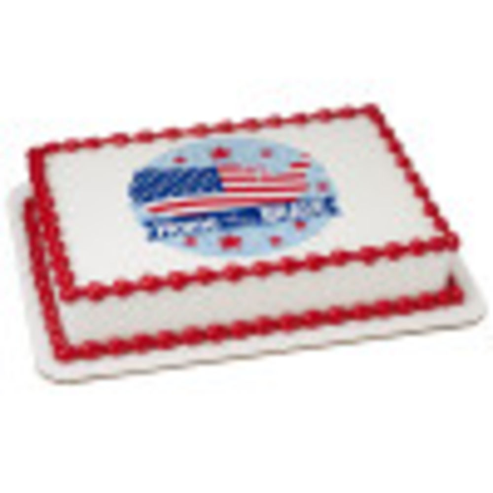 Image Cake Patriotic Round