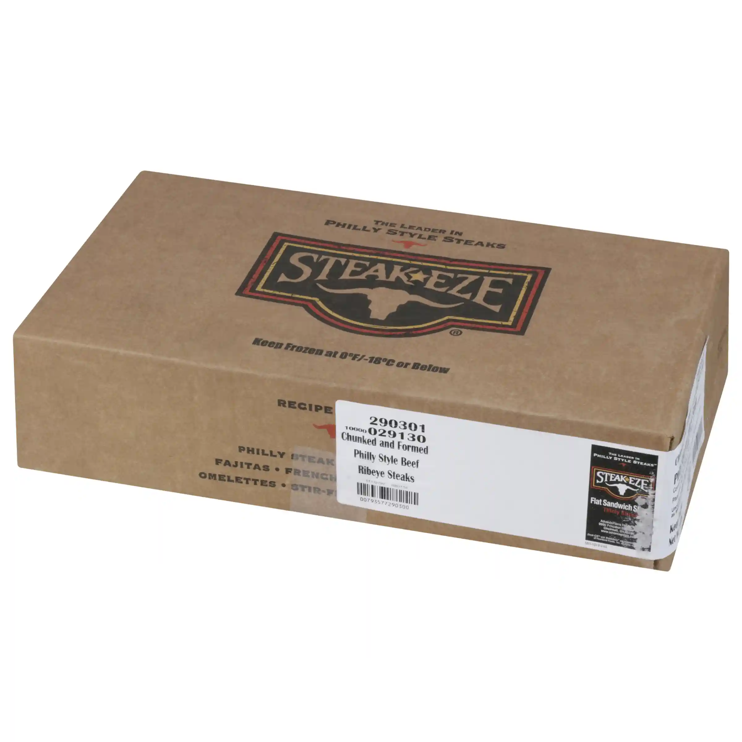 Steak-EZE® Traditional Beef Ribeye Flat Steak, Lightly Marinated, 3 oz_image_5