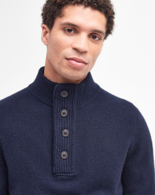 Essential Elbow Patch Jumper Classic Navy