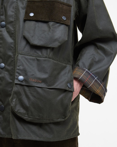 Modified Solway Waxed Jacket Olive