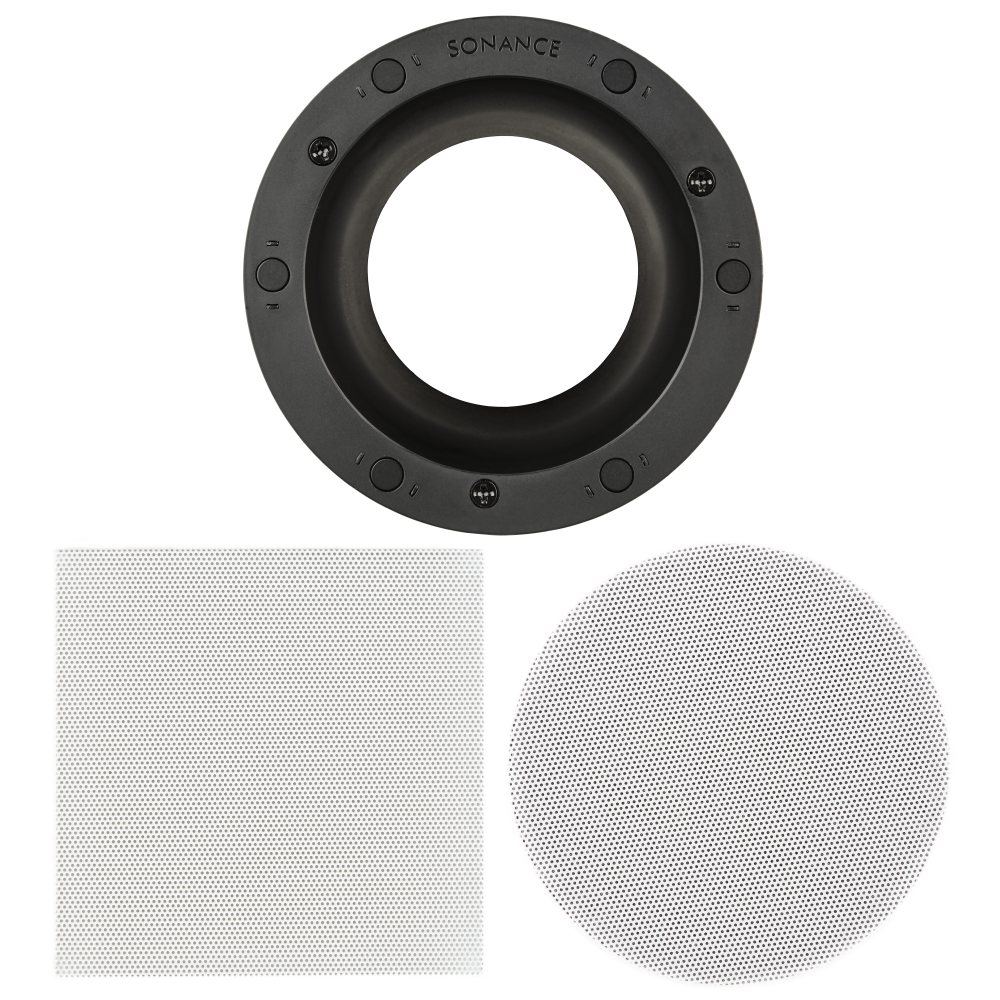 ASBPC3RS BANDPASS CONNECTOR DISCREET WITH 4" FLUSH ROUND AND SQUARE GRILLES