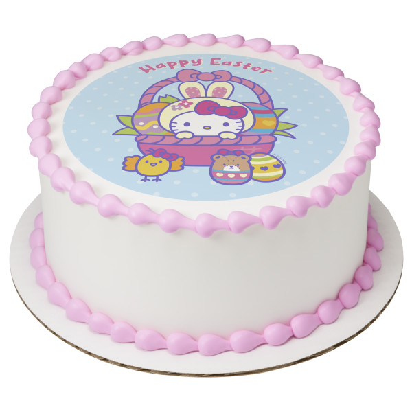 Hello Kitty® Happy Easter PhotoCake® Edible Image®