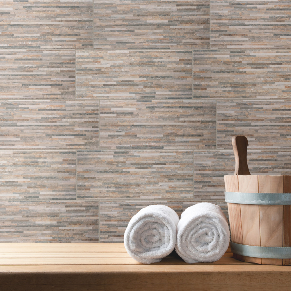 Muro Ardesia Ocre 12.5x24.5 Rectangle Porcelain Wall Only Digital Pattern