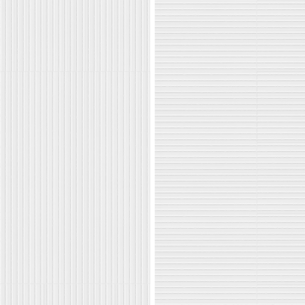 Sample – Lumiere Rythme Blanco Ceramic Wall Tile
