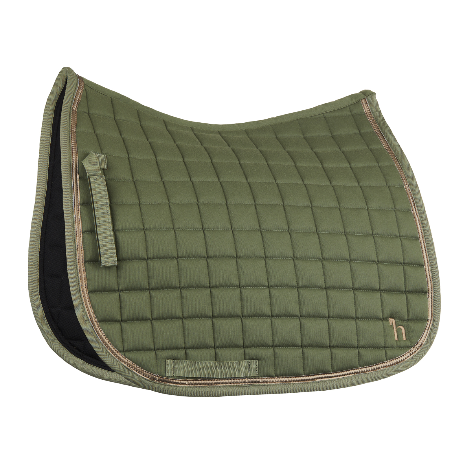 Horze Munich Dressage Saddle Pad with Metallic Piping