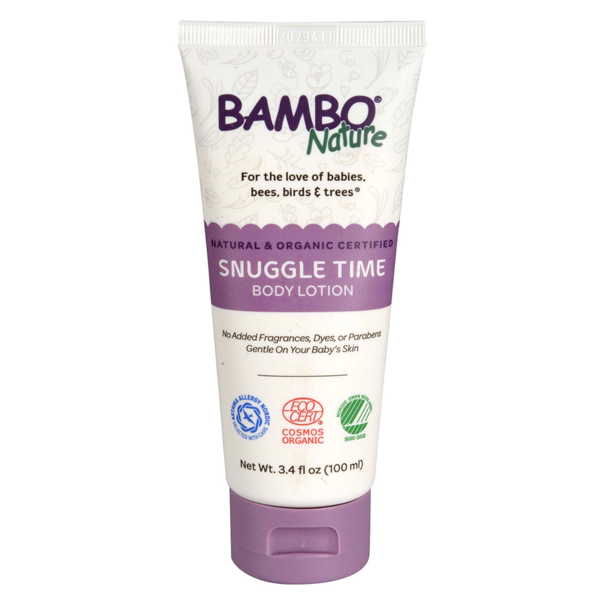 Bambo® Nature Snuggle Time Body Lotion, 100 mL tube