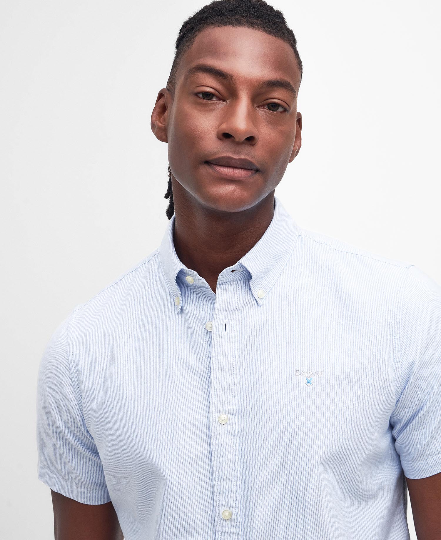 Camicia leggermente aderente Oxtown con motivo a righe image number 3