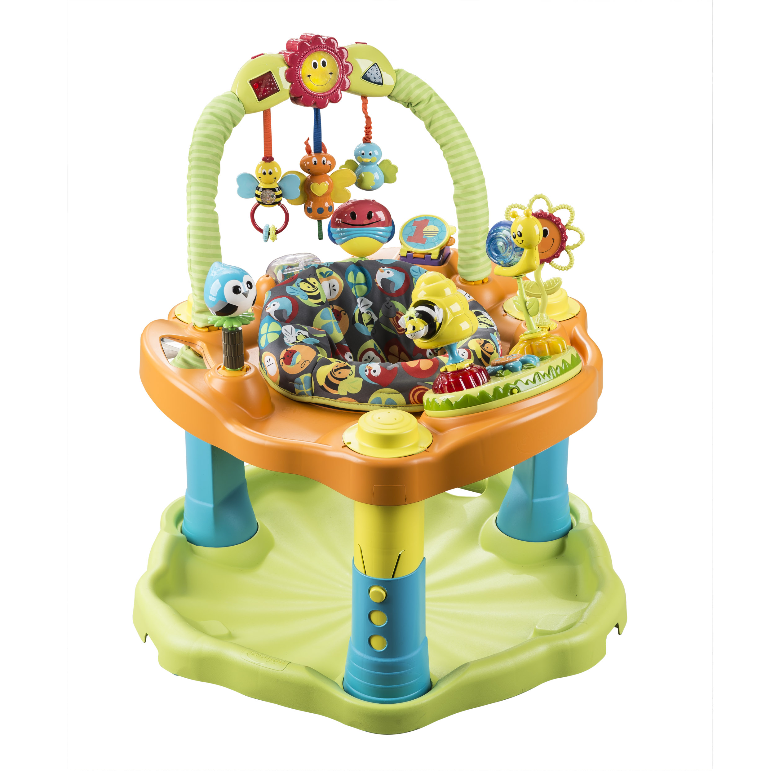 Evenflo Exersaucer Double Fun Bouncing Activity Saucer, Bumbly ...