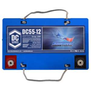 Fullriver Battery, DC55-12 Premium Deep Cycle AGM Battery
