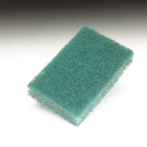 3M, Scotch-Brite, Scrub Pad 9650, Rectangle, 3"x4.5", Green