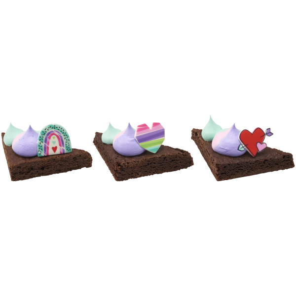 Rainbow Love Sweet Décor® Edible Decorations