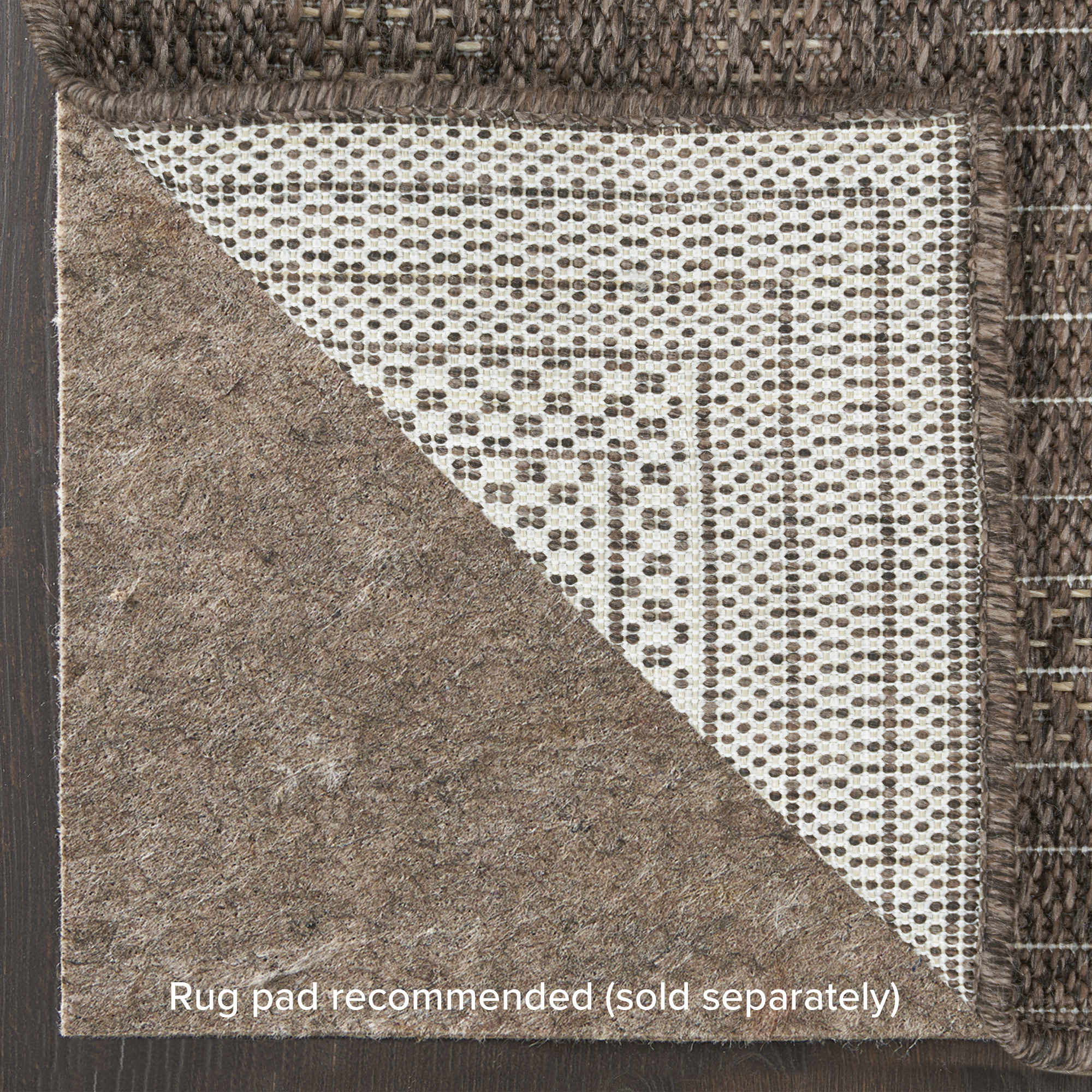 Nourison Tulum 3' x 5' Brown Outdoor Rug
