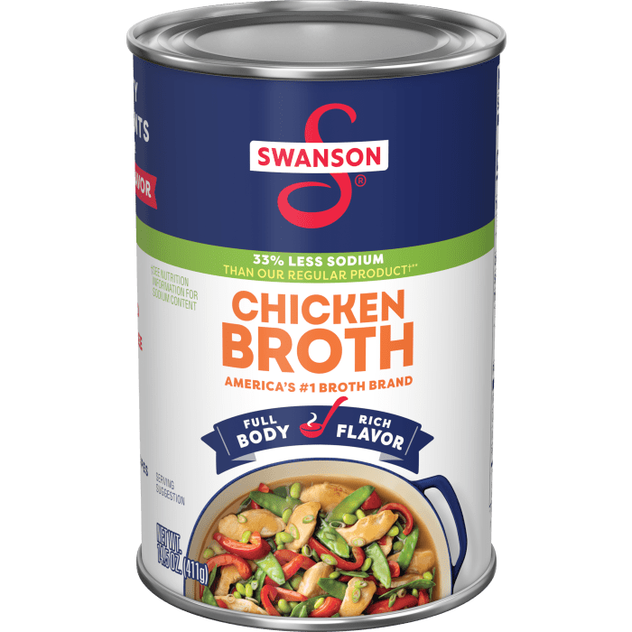 33% Less Sodium Chicken Broth Broth