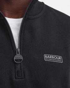 Essential Half-Zip Sweatshirt Black-Pewter