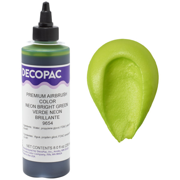 Neon Bright Green Premium Airbrush Color