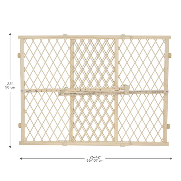 Position & Lock Adjustable Wood Baby Gate Specifications