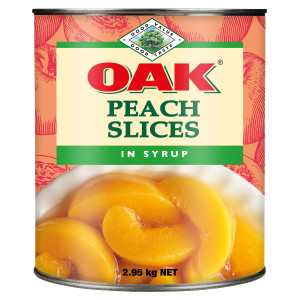 oak® peach slices in syrup 2.95kg image