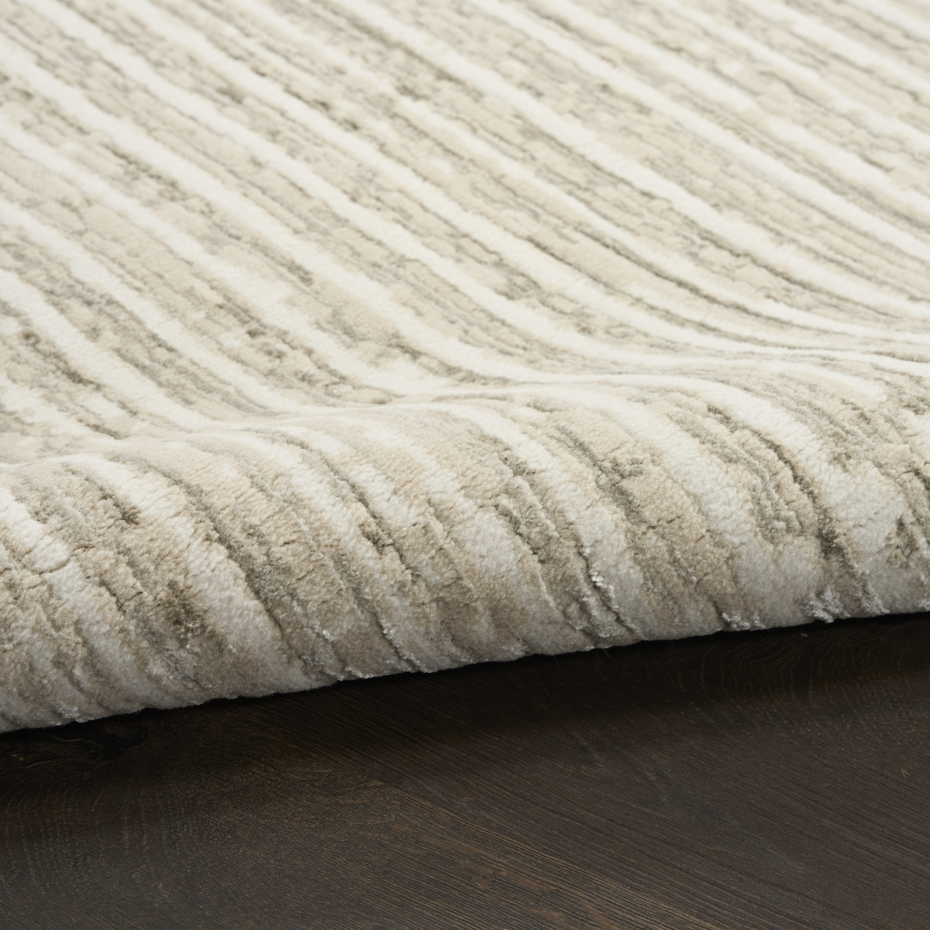 Nourison Soft Structure 5'3" x 7'3" Beige Modern Indoor Rug