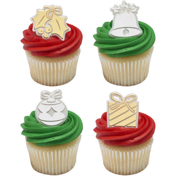 Holly Jolly Cupcake Rings