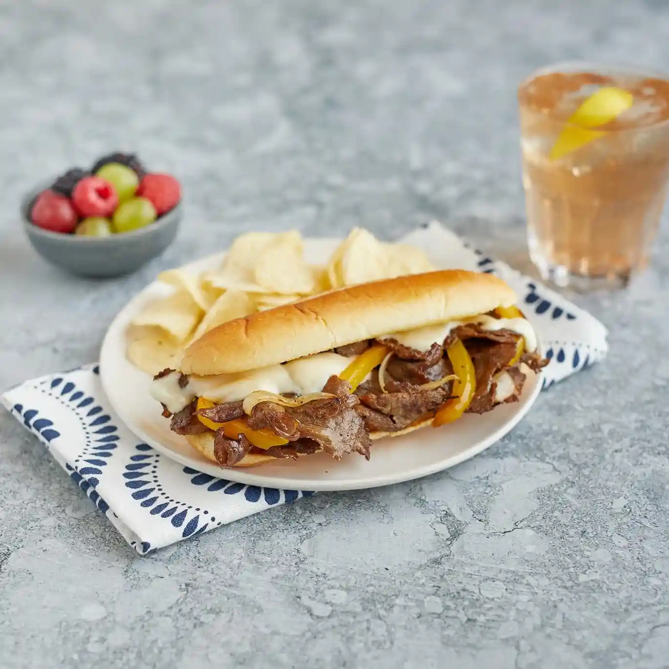 Steak-EZE® Traditional Beef Sirloin Flat Steak, Lightly Marinated, 7 oz_image_1