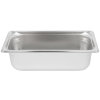 Third-size 4-inch-deep Super Pan 3® stainless steel steam table pan