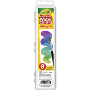 Pans Education Watercolors Mixing Set, 8 Count