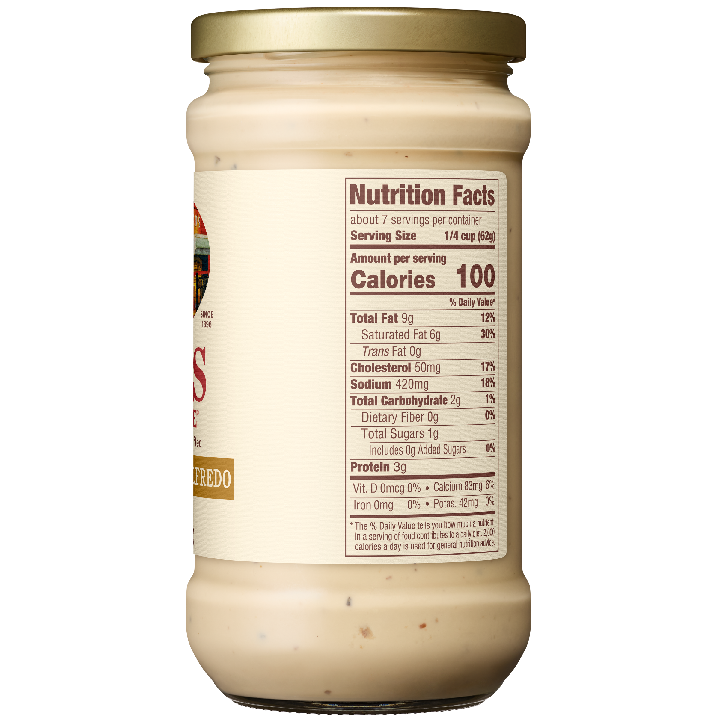 Garlic Alfredo Sauce, 15 oz - Right Image