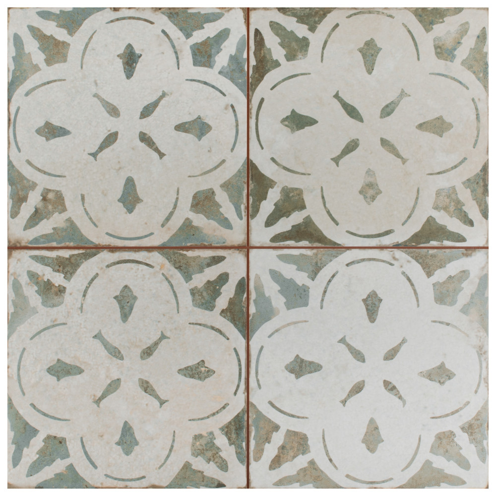 Kings Aurora Sage 17-5/8 in. x 17-5/8 in. Ceramic Floor and Wall Tile