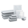 Fourth-size Super Pan V® flexible steam table pan lid in white
