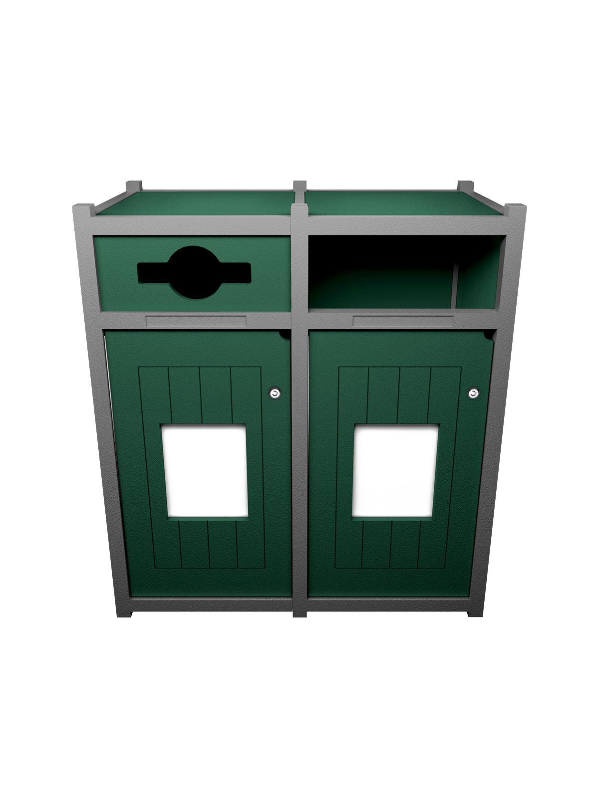 VISION – Double – Unit – Mixed-Full – Grey-Green