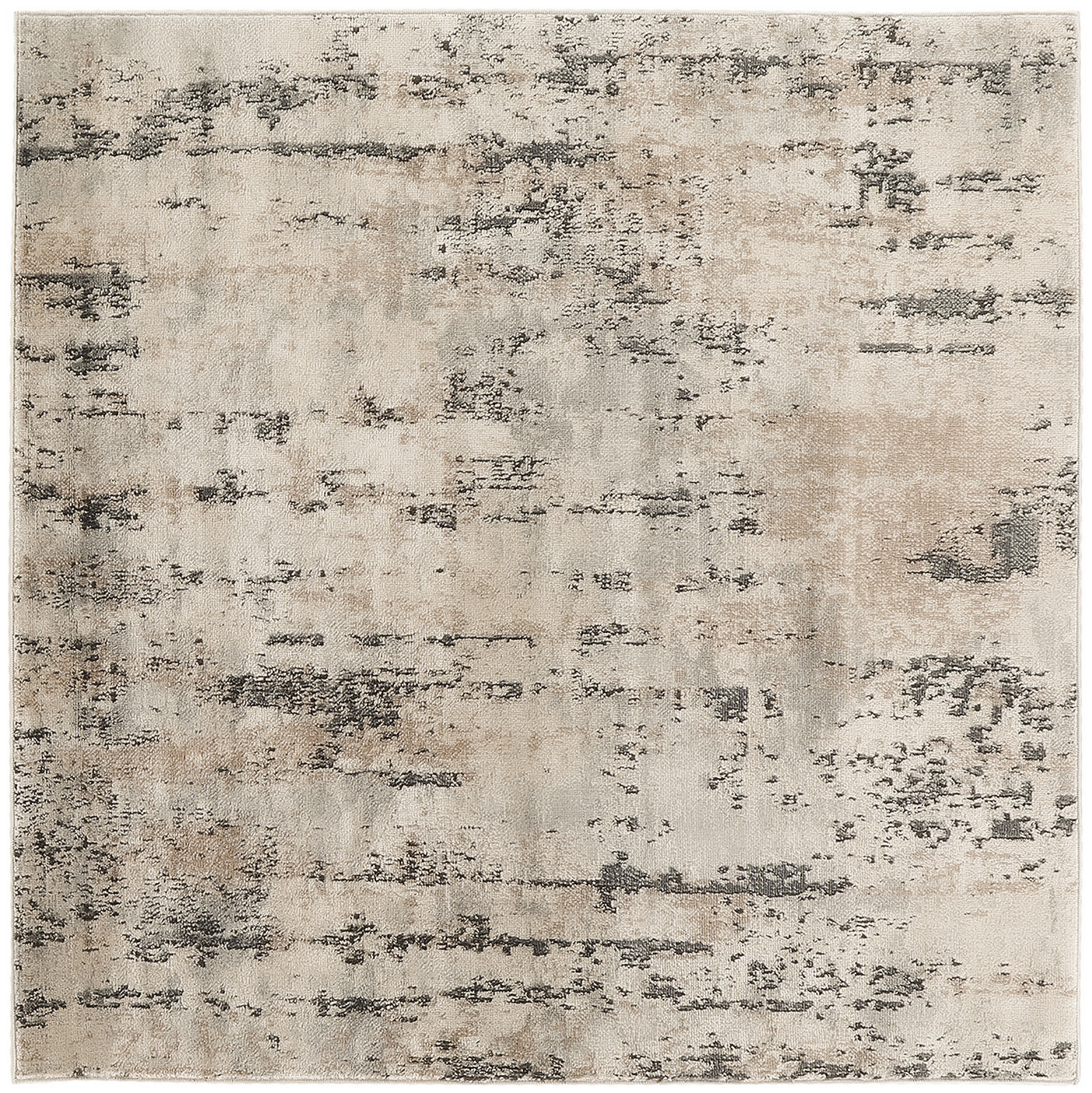 Nourison Quarry 5' x Square Beige Grey Modern Indoor Rug