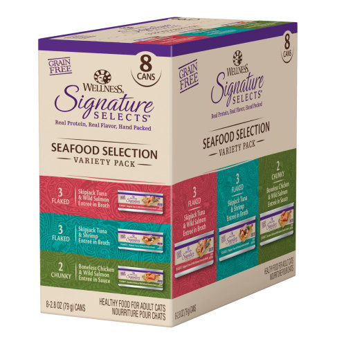 Wellness CORE SIGNATURE SELECTS Seafood Selection Variety Pack Front packaging