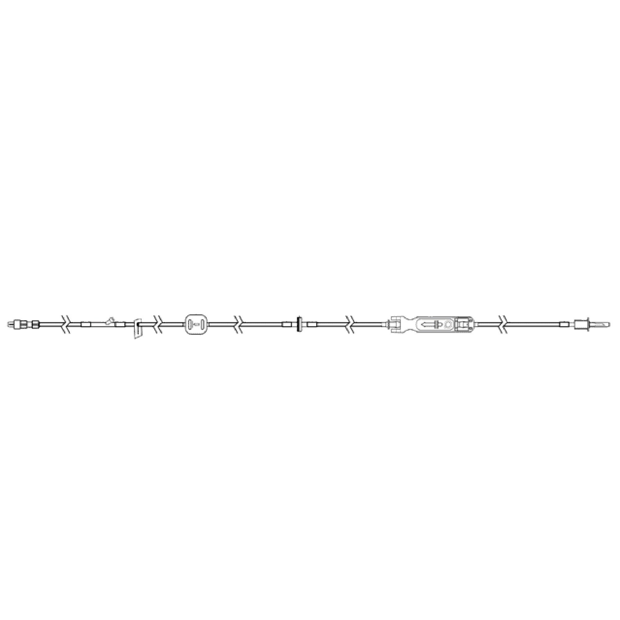 Eitan Group North America ADMIN SET, MICROBORE N/VENTED SPIKE W/FML LL (30/CS)