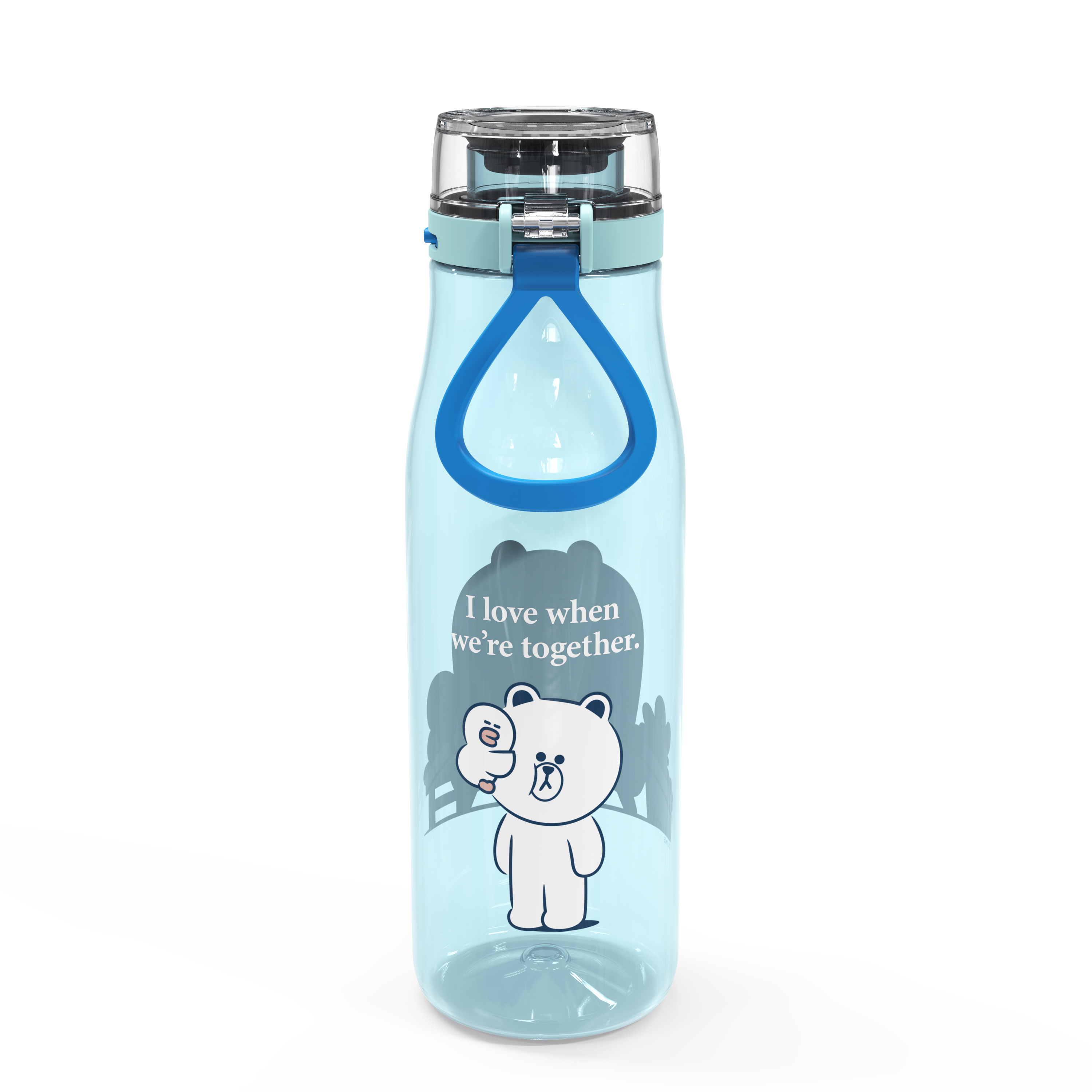 Line Friends 25 ounce Water Bottle, Brown and Sally slideshow image 4 Line Friends 25 ounce Water Bottle, Brown and Sally slideshow image 4