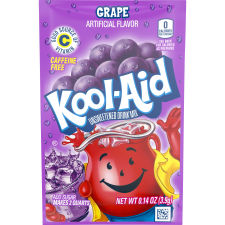 Kool-Aid Unsweetened Grape Drink Mix, 0.14 oz Packet