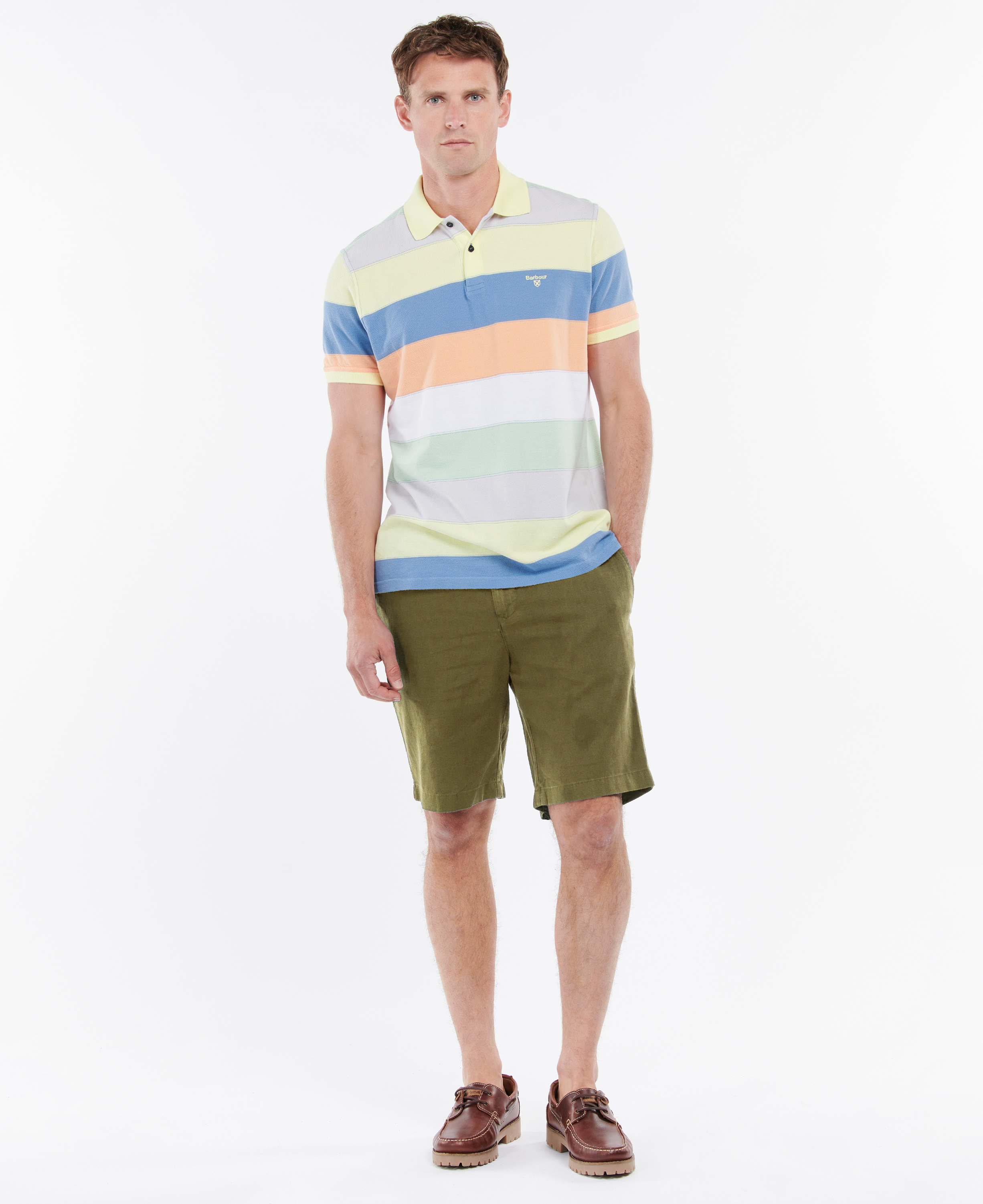 Linen Cotton Mix Short image number 1