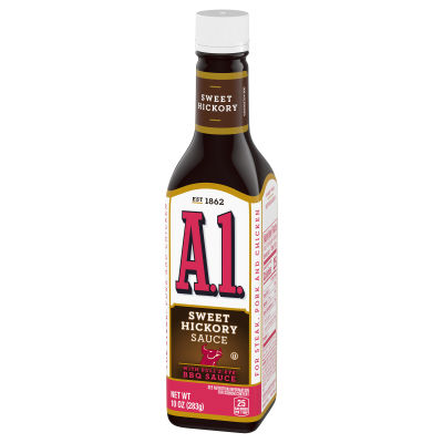 A.1. Sweet Hickory Sauce Made with Bull's-Eye BBQ 10 oz Bottle