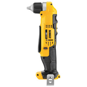 Right Angle Drill/Driver, 2000 RPM, 20V, 3/8 in. Chuck, Yellow, 2.37 H x 12.37 W x 4.5 in. D
