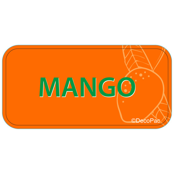 Mango Label PhotoCake® Edible Image® Merchandising Label